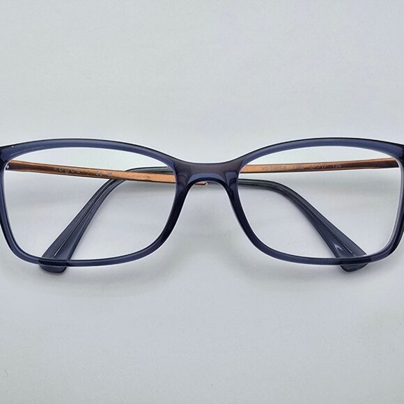 Vogue VO5305-B 2762 Blue Transparent Bronze Rhinestone Eyeglasses Frame w/ Case - Picture 11 of 15